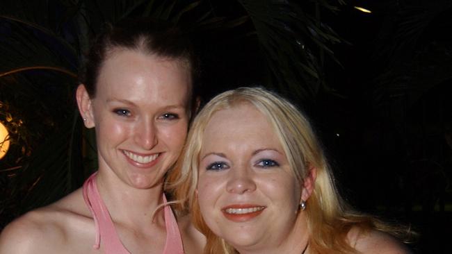 Leanna Bailey and Melissa Davies at Mantaz Club and Bar Pic Bryan Lynch AD225021