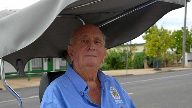 Peter James Dunn at Anzac Day Gayndah 2019. Picture: Felicity Ripper