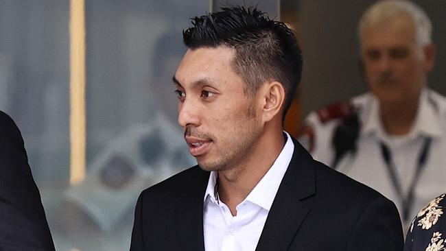 Lam Quoc “Chops” Ta, 34, walks free from Brisbane District Court. Picture: Tara Croser.