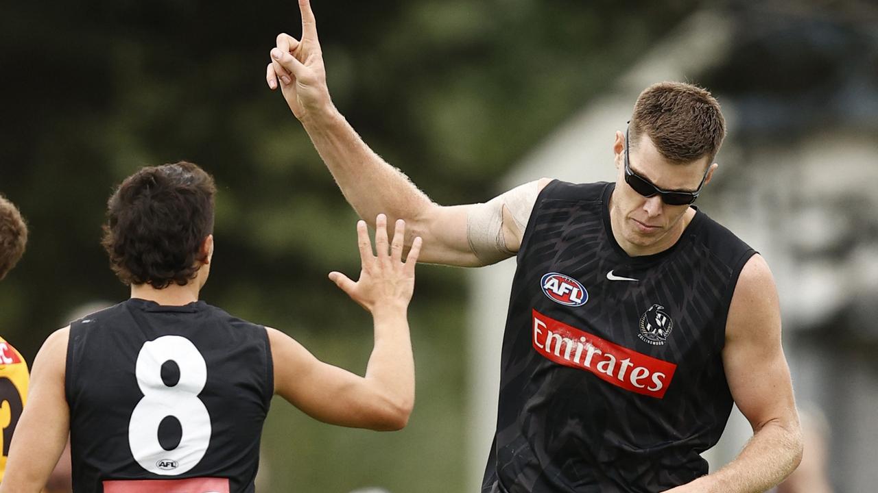 Mason Cox impressed against Hawthorn. Picture: Darrian Traynor/Getty Images