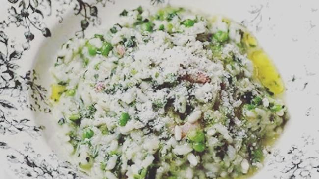 Lloyd's General Store in Fortitude Valley serves only one main meal per night, such as this chicken and asparagus risotto.