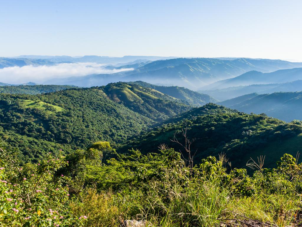 The scenic Valley of a Thousand Hills outside Durban.