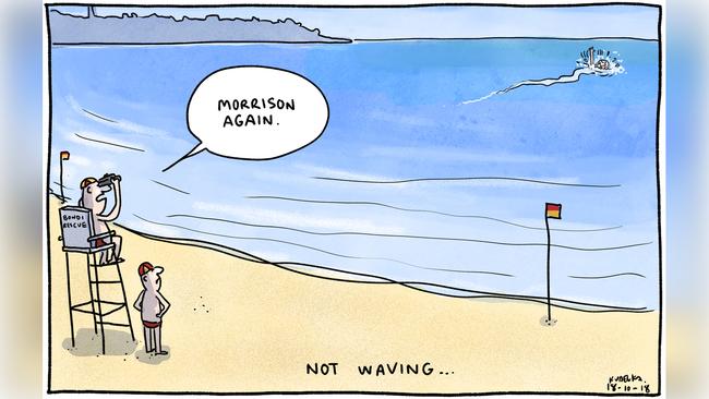 Jon Kudelka Letters Cartoon for 18-10-2018.Version: Letters Cartoon  (1280x720 - Aspect ratio preserved, Canvas added)COPYRIGHT: The Australian's artists each have different copyright agreements in place regarding re-use of their work in other publications.Please seek advice from the artists themselves or the Managing Editor of The Australian regarding re-use.