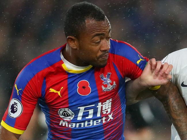 Jordan Ayew of Crystal Palace has been infected with coronavirus. Picture: Getty Images