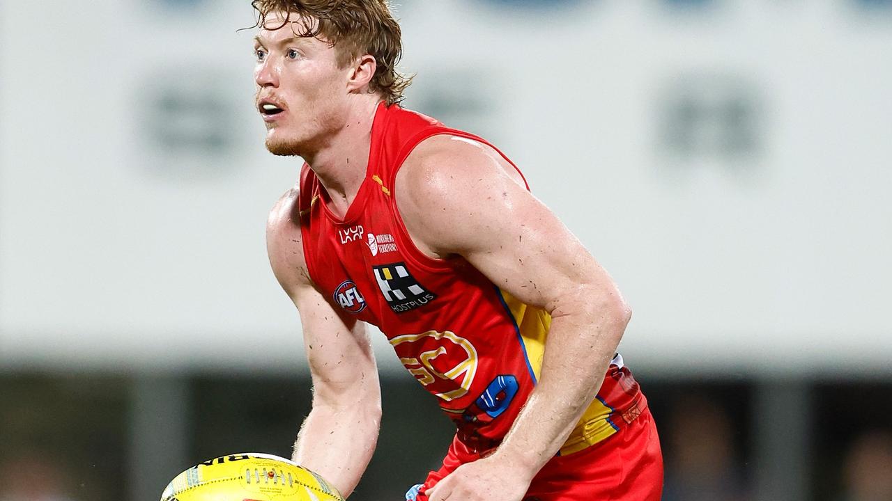 Matt Rowell was a dominant force. Picture: Michael Willson/AFL Photos via Getty Images