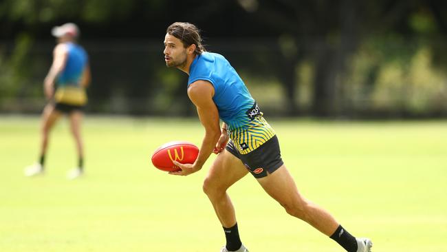 Lachie Weller is tipped to spend more time in defence this season. Picture: Chris Hyde/Getty Images