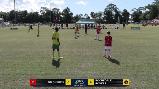 Replay: Gold Coast Knights v Rochedale Rovers (U12 Boys Gold Cup) - Football Queensland Junior Cup Day 3