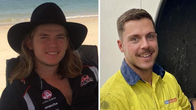 Lleyton Bartlett (left) and Aaron Pitt (right) were killed by Kelly Liddicoat while they were repairing a broken down bus at Woombye on April 21, 2022.