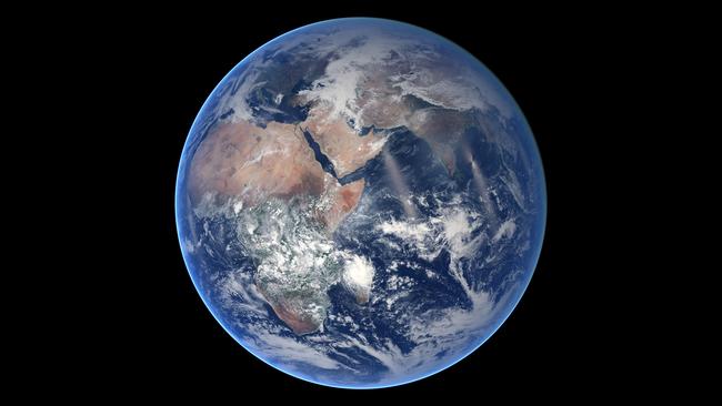 Has earth been wet ever since it was formed? Researchers in France are a step closer to finding out. Picture: NASA via AFP