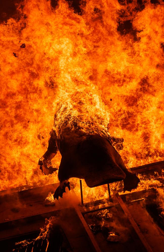 Ogoh Ogoh: The procession + The Burning, Dark Mofo 2023. Picture: Jesse Hunniford