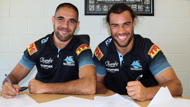 Cronulla celebrated the re-signing of Will Kennedy and Toby Rudolf, albeit the latter for far more than they could have originally got him.