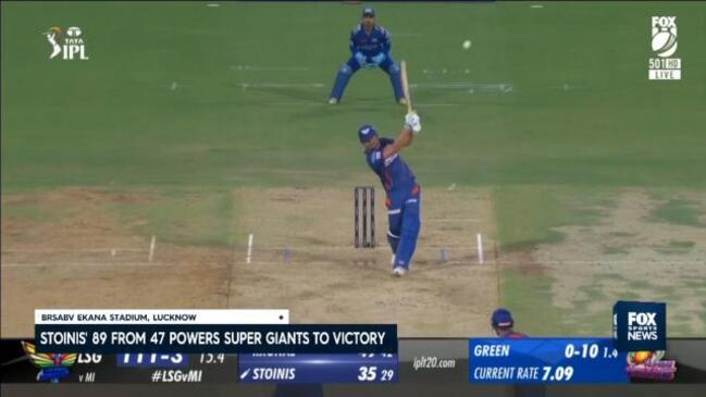 Marcus Stoinis smacks 89 to tonk Mumbai Indians