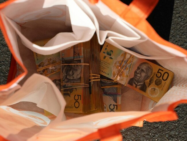 More than $50,000 in cash was found by police. Picture: NSW Police