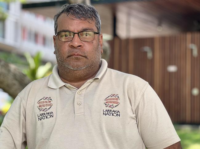 Larrakia elder Richard Fejo has resigned as Chair of the Darwin Waterfront Corporation, in protest of the CLP lowering the age of criminal responsibility. Picture: Fia Walsh.