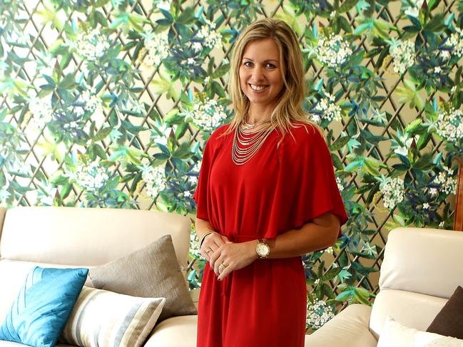 30 Pernod Place, Morayfield, will be featured in Foxtel's new Lifestyle Home TV show called "Dream Home Ideas". Pictured is designer Taryn Whitaker.