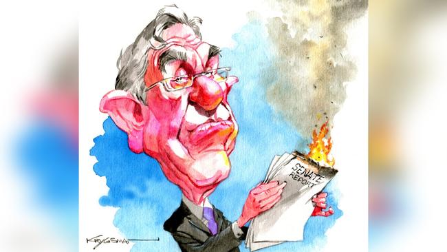 ASIC chair Joe Longo. Illustration: Sturt Krygsman