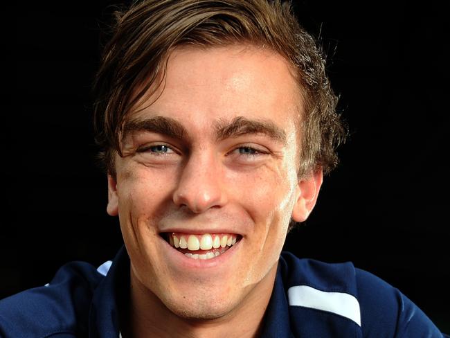 09/01/15 - Norwood AFL draft prospect Luke Partington is headed to the US with the AFL academy squad. Pictured at Norwood Oval. Photo Tom Huntley