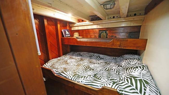 Room on board the Derwent Hunter. Picture: Zak Simmonds