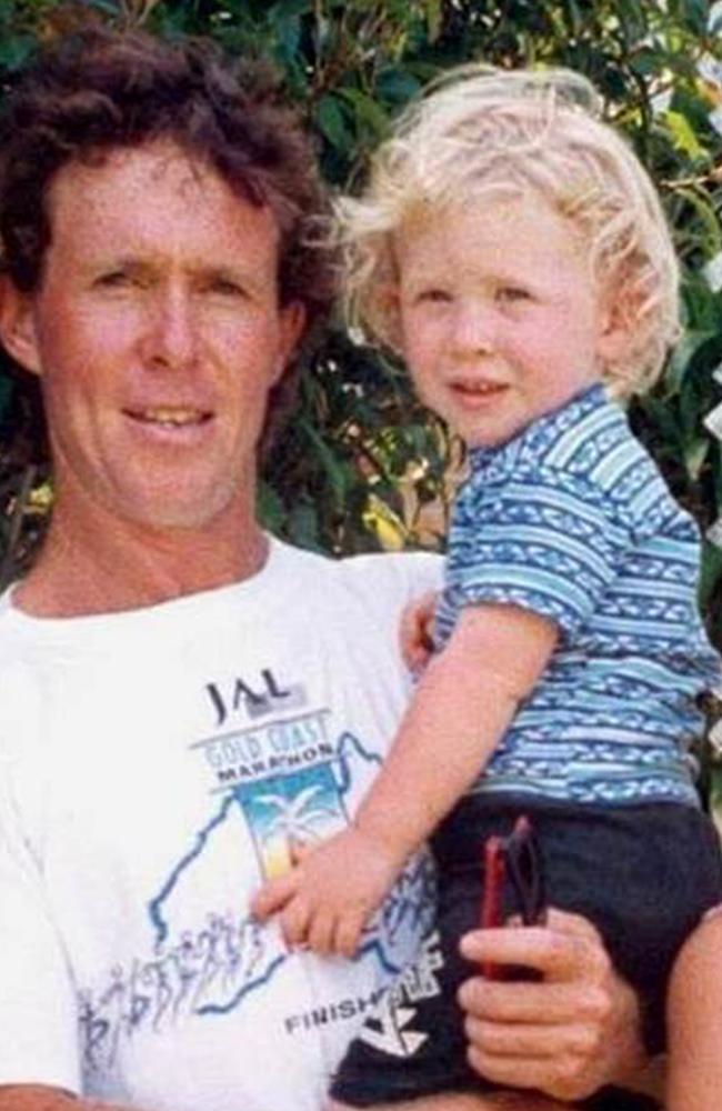 Tarrant’s father Rodney died in 2010 at the age of just 49. Picture: Supplied 