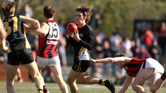 Balwyn and Blackburn lock horns in the Eastern league. Picture: Stuart Milligan