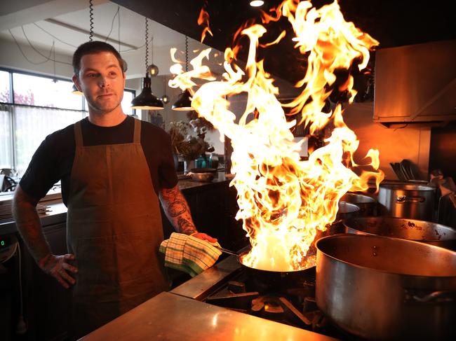 Pilot’s head chef Malcolm Hanslow. Picture: Kym Smith