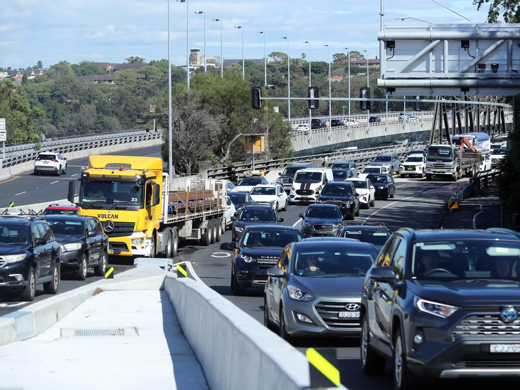 Sydney has the longest average commute time in the country. Picture: Richard Dobson