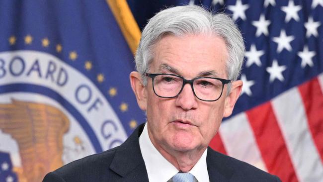 Federal Reserve Board Chairman Jerome Powell speaks during a news conference following a Federal Open Market Committee meeting, at the Federal Reserve Board Building in Washington, DC, on November 2, 2022. - The Federal Reserve delivered another steep interest rate increase on Wednesday, as expected, with its move to cool red-hot inflation taking on more weight amid the political maelstrom ahead of key US midterm elections. (Photo by Mandel NGAN / AFP)