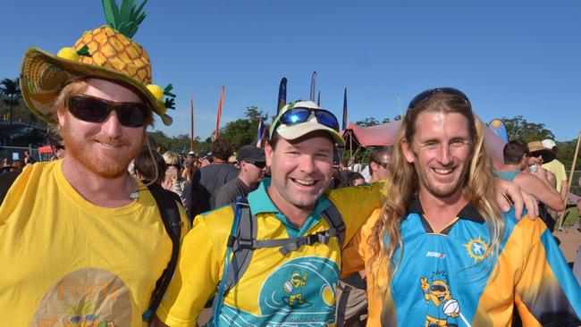 Big Pineapple Music festival, 2013: Mark Pullar, Hugh Jordan and Jamie Price. Photo: John McCutcheon / Sunshine Coast Daily