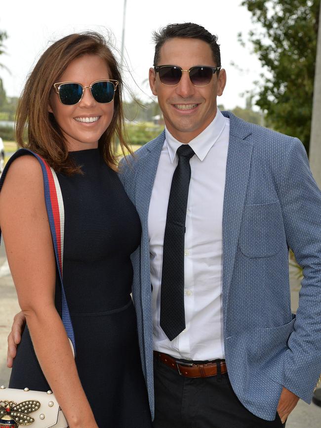 Billy Slater and his wife Nicole. Picture: Josie Hayden