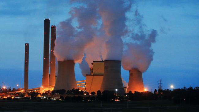 Loy Yang A power station in the Latrobe Valley, Victoria.