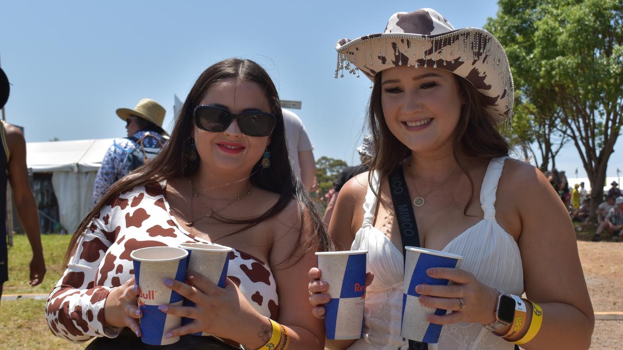 Lara Noble and Sharna Trousdell at the Big Pineapple Music Festival 2024.