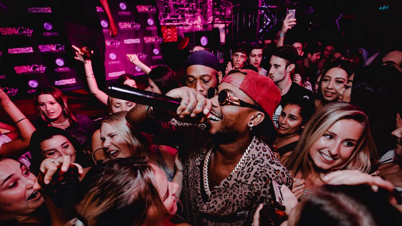 B. O. B performing at Sin City Nightclub for Night spotting.