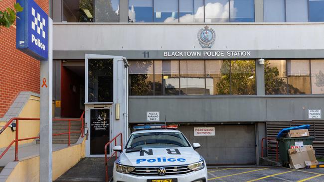 Blacktown Police Station is for sale. Picture: David Swift