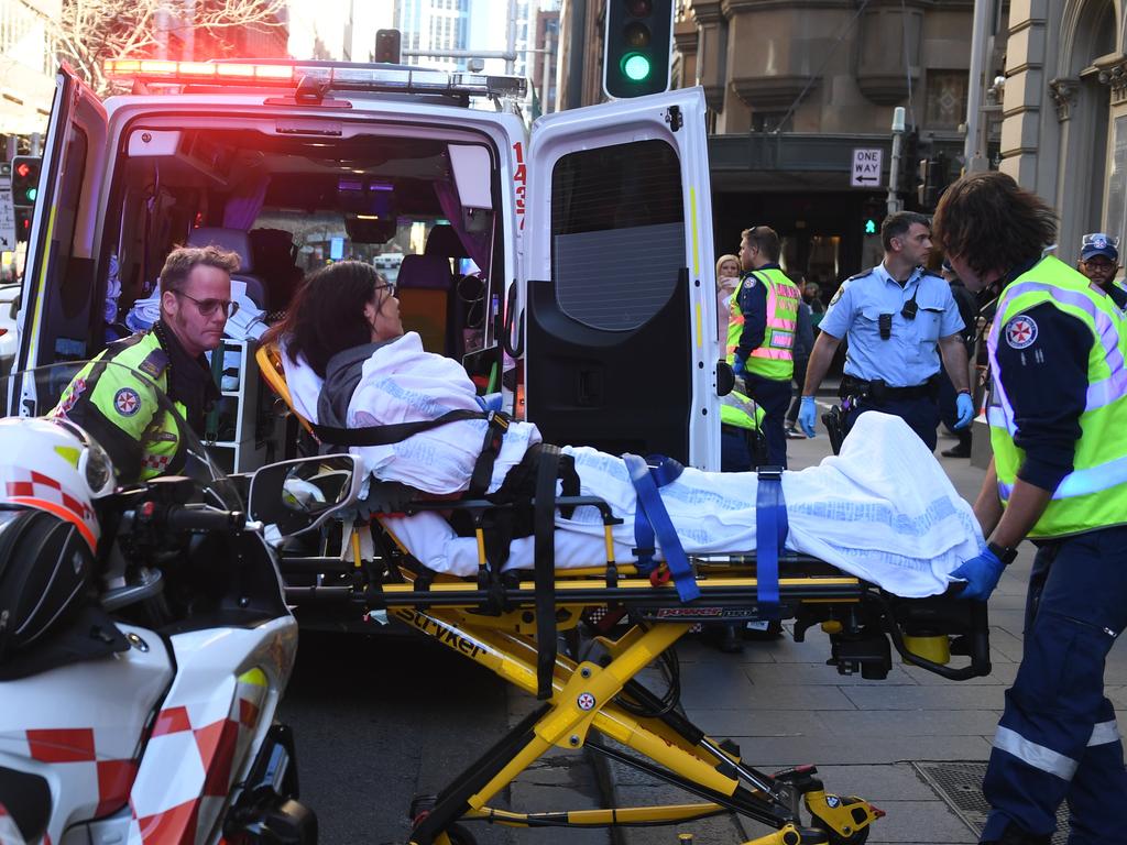 The woman is in a stable condition. Picture: Dean Lewins/AAP