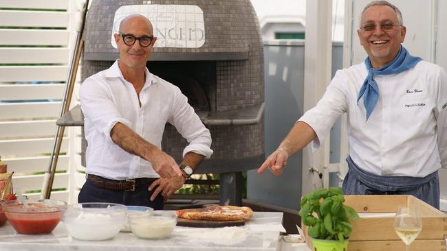 Actor Stanley Tucci takes viewers on an Italian gastronomic journey in Bravo’s Searching for Italy.