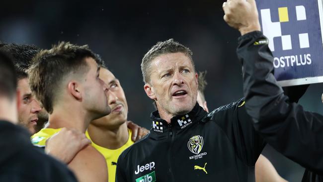 Damien Hardwick was renowned for his tactical nous. Picture: Sarah Reed