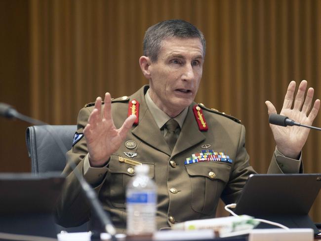 Defence Force chief General Angus Campbell is considering the findings in the Afghanistan inquiry report. Picture: NCA NewsWire/Gary Ramage
