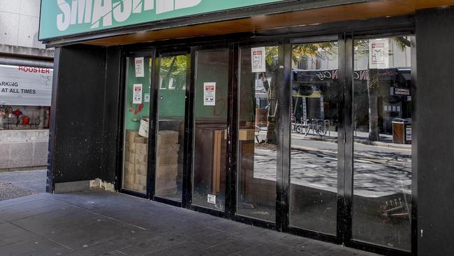 A vacant building in Surfers Paradise. Picture: Jerad Williams