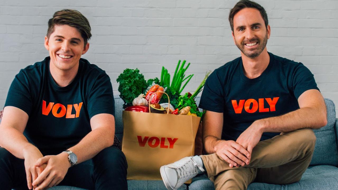 VOLY's co-founders, Mark Heath and Thibault Henry. Picture: Supplied