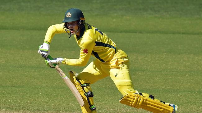 Alex Carey put together a patient knock for the second match in a row. Picture: Getty