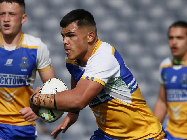 Jacob HalangahuPeter Mulholland Cup grand final Patrician Brothers Blacktown v Endeavour Sports High.Wednesday, August 28 Campbelltown StadiumPicture: Warren Gannon Photography