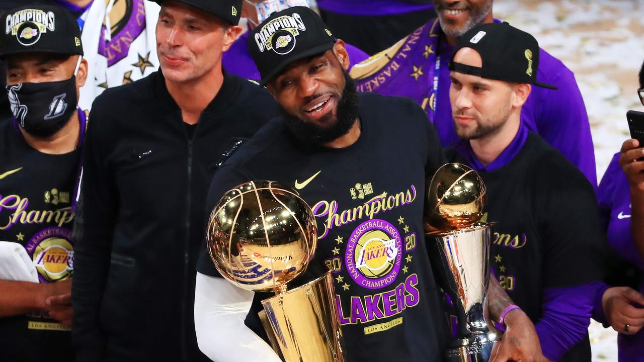 NBA Finals 2020 LeBron James speech video Los Angeles Lakers vs Miami Heat