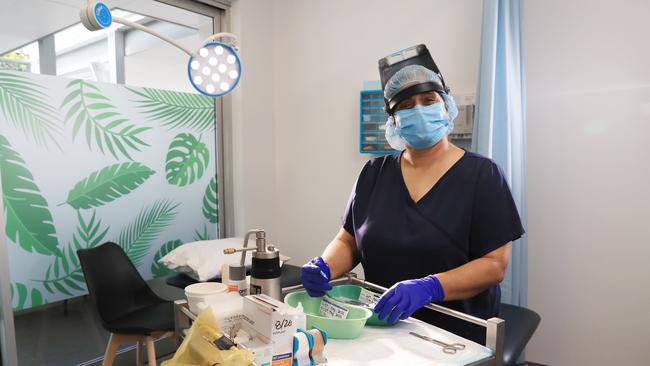 FNQH has opened a brand new skin cancer and general practice clinic at Trinity Beach. FNQH Northern Beaches head clinician Dr Ruth Nimbargi in one of the clinic's theatre rooms. Picture: Brendan Radke