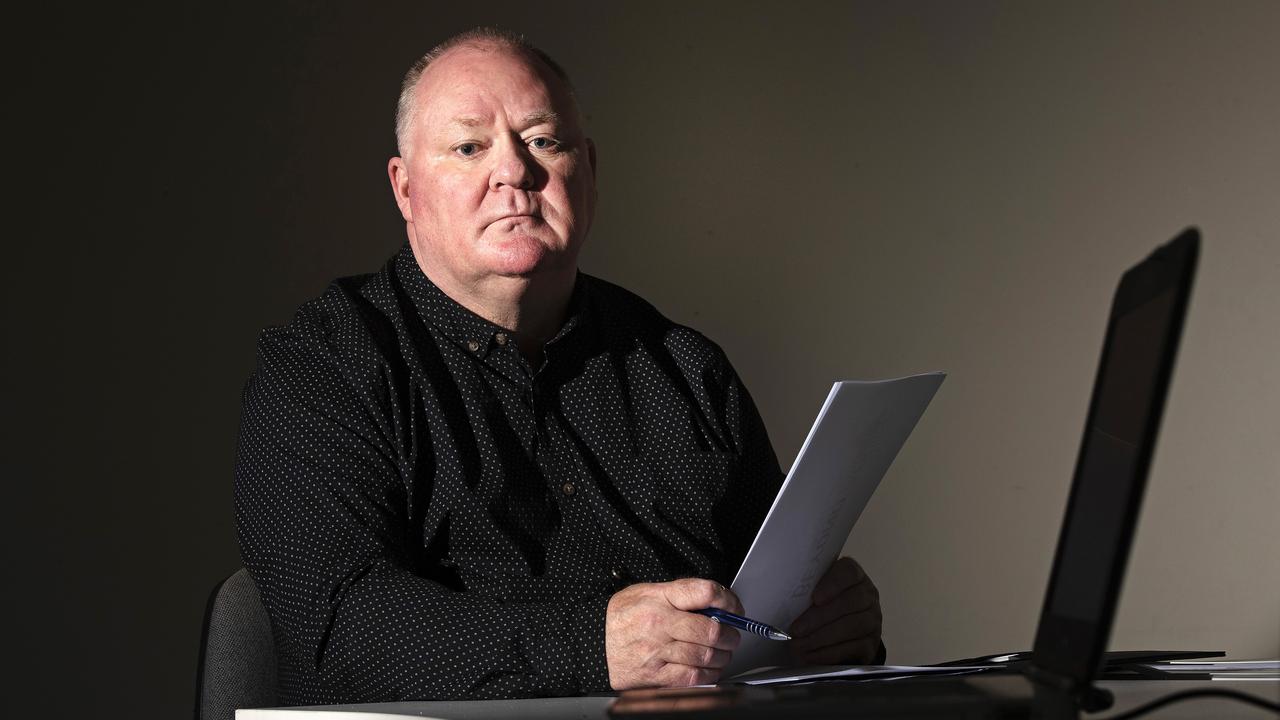 Steve Fisher CEO of Beyond Abuse at his office at his Dowsing Point office.