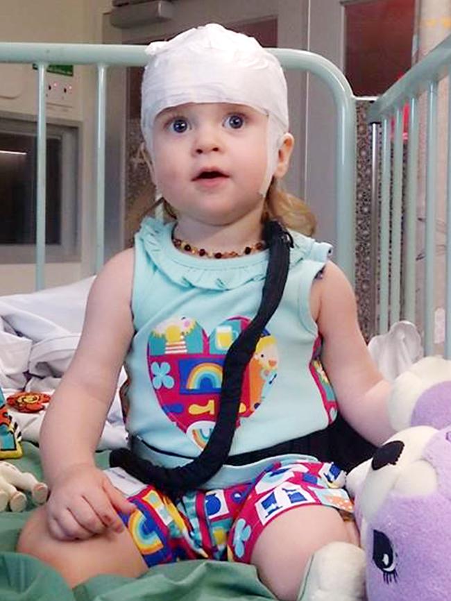 Matilda featured in the Good Friday Appeal in 2016 when aged three.