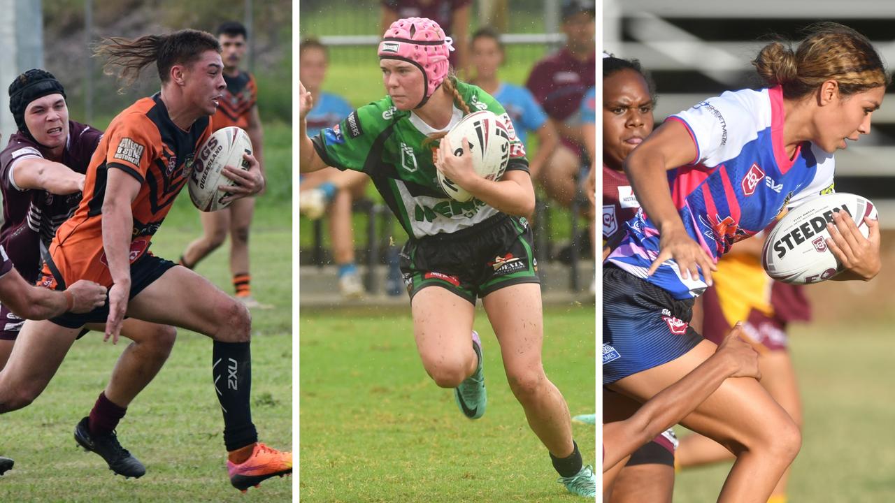 Townsville's fastest rugby league players. Shamish OâQuinn (Herbert River), Ashlyn Hoey (Charters Towers), Ana Malupo (Western Lions).