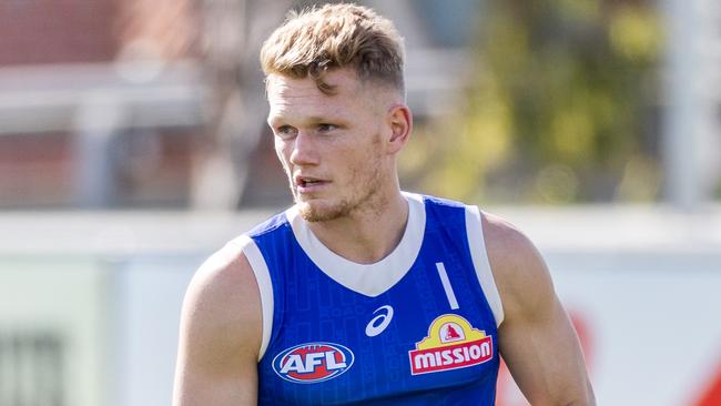 Western Bulldogs training, Whitten Oval, Footscray. Adam Treloar. Picture: Jake Nowakowski