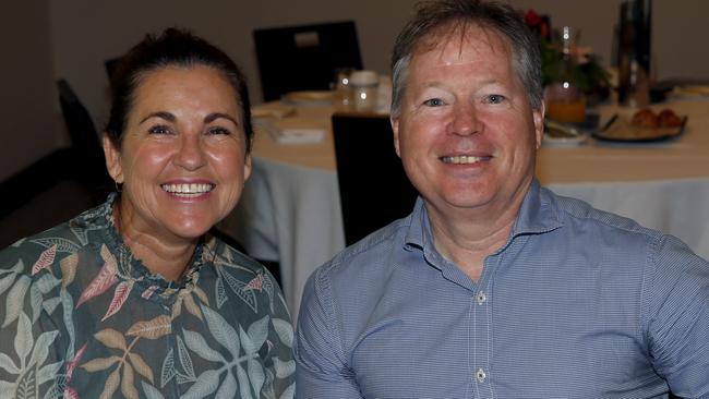 Sonjha Forbes and Colin MacKinnon at the launch of Advance Cairns' Convoy to Capital Q.