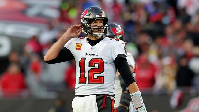 Tom Brady of the Tampa Bay Buccaneers. Photo by Kevin C. Cox/Getty Images