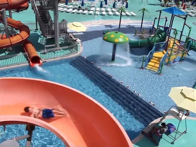 There is also a water park for recreational use. Picture: Screengrab/USAG Humphreys